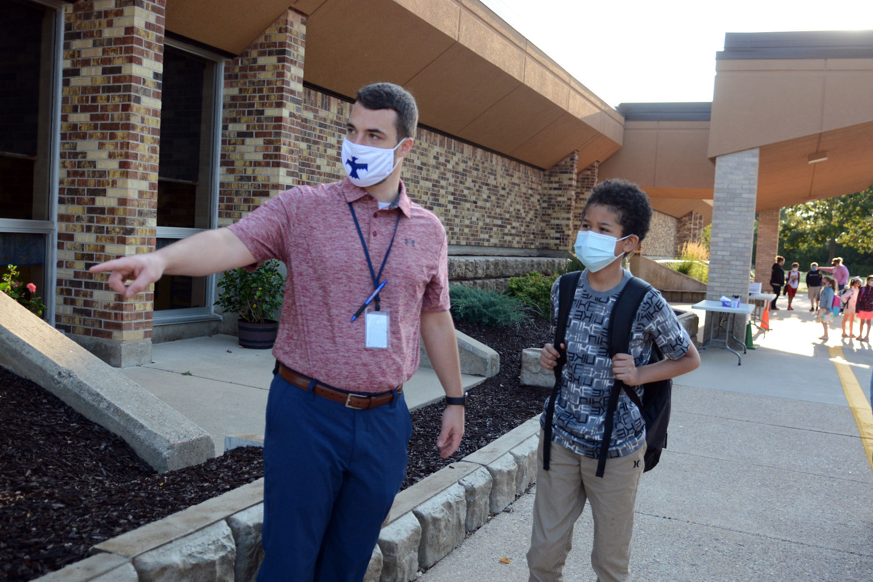 First day of school 2020 in Baraboo